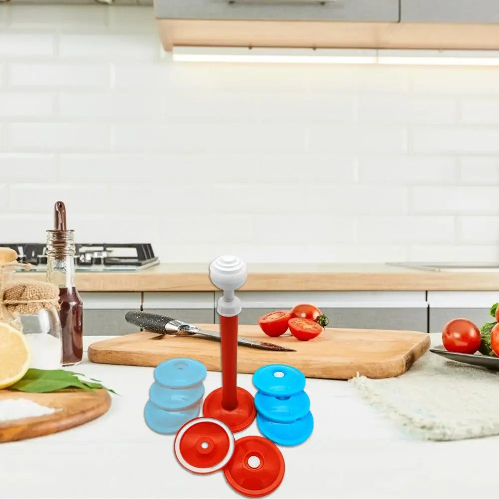 10pcs Vacuum Sealer Jar Lids Vacuum Sealer Attachment Kit Portable Hand Pump Canning Jar Vacuum Sealer Vacuum Saver