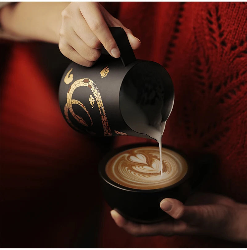 MHW-3BOMBER Coffee Milk Frothing Jug Latte Art Cup Stainless Steel Milk Frother Pitcher Jug Espresso Coffee Accessories