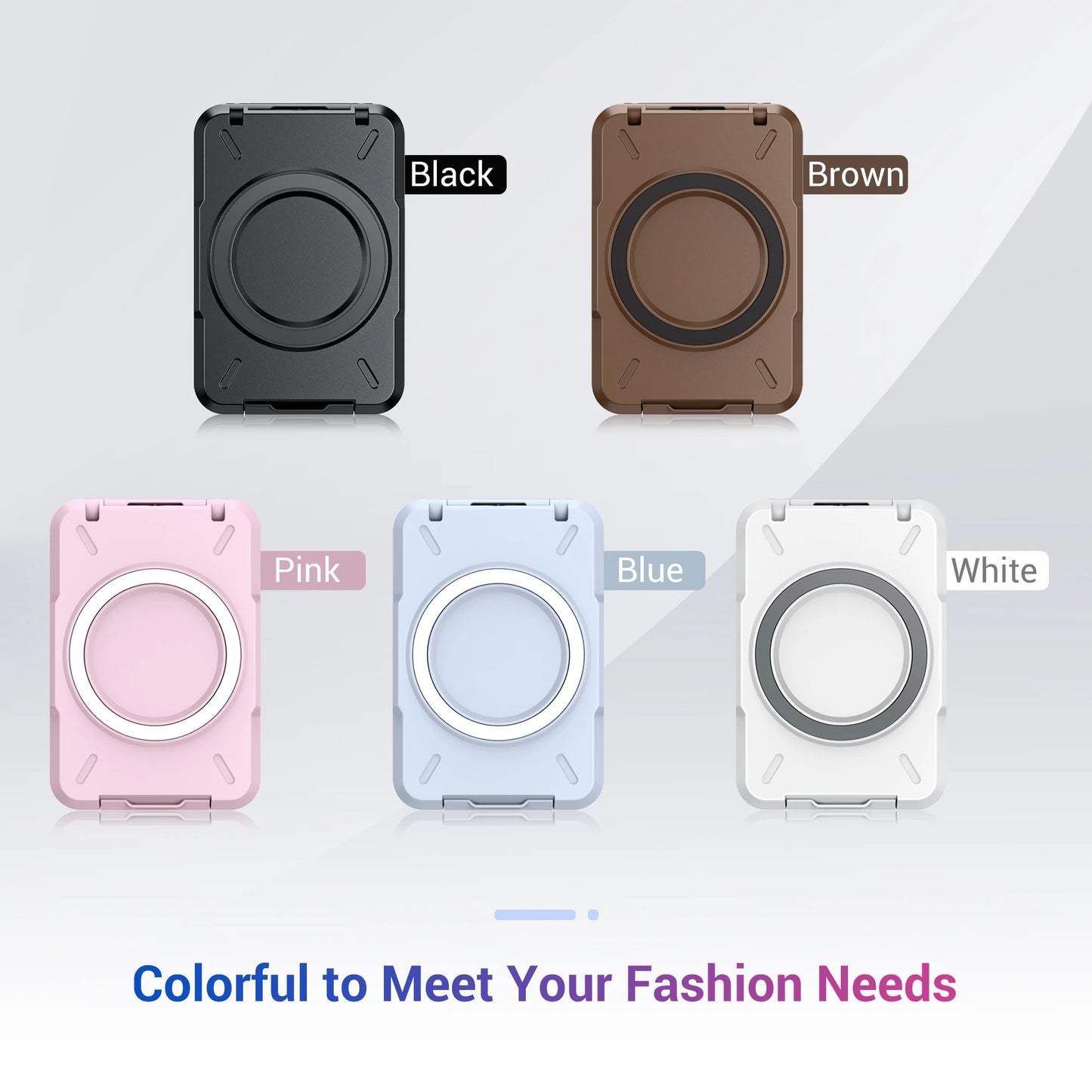 Magnetic Wallet & Card Holder with RFID Blocking Function for iPhone 14 15 Pro/ Pro Max/ 13 Pro Max/ 13 Pro 12 11 MagSafe Wallet