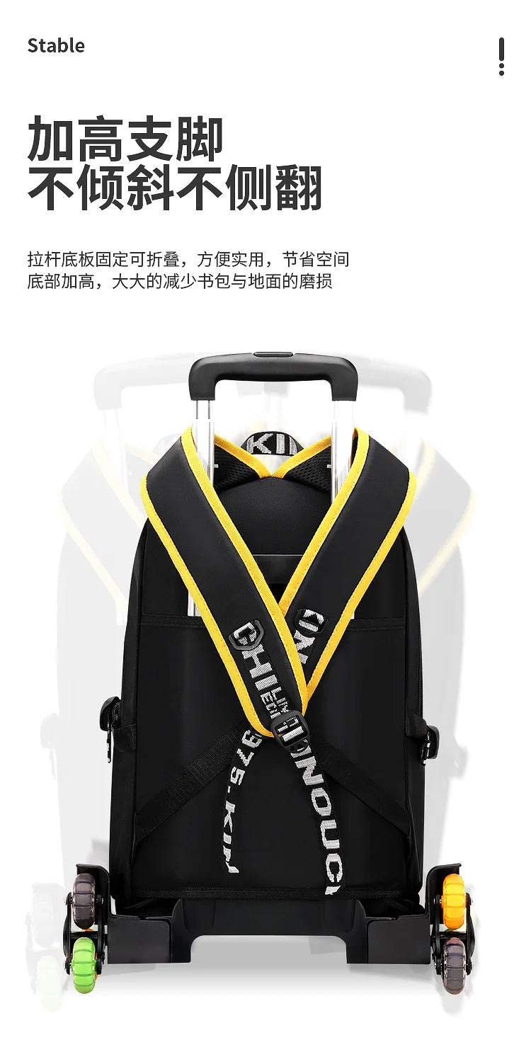 TAKARATOMY Backpack Trolley School Bag Pikachu School Bag Stationery Storage Backpack Multifunctional Travel Bag School Season