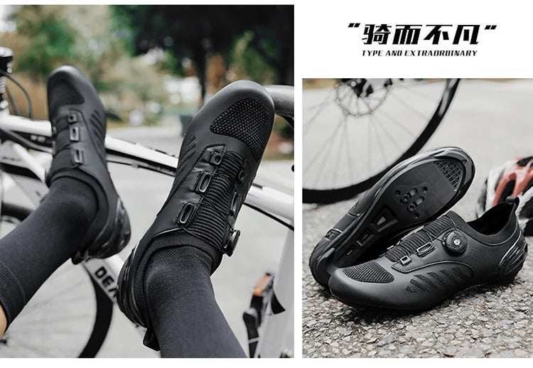 2024 Breathable Cycling Shoes Women's Mountain Bike Sneakers Road Bike Sneakers Men's Mountain Bike Sneakers