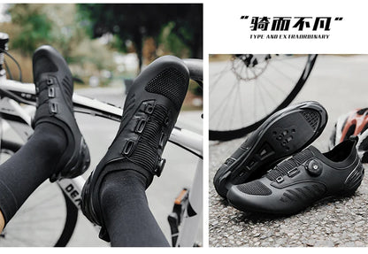 2024 Breathable Cycling Shoes Women's Mountain Bike Sneakers Road Bike Sneakers Men's Mountain Bike Sneakers