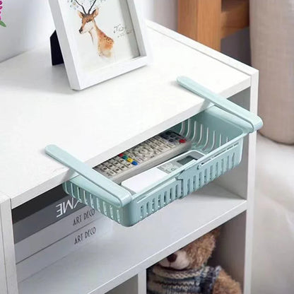 1Pc Refrigerator Storage Basket Flexible Expandable Fridge Organizer Drawer Storage Rack Storage Fresh Box Freezer Box Storage