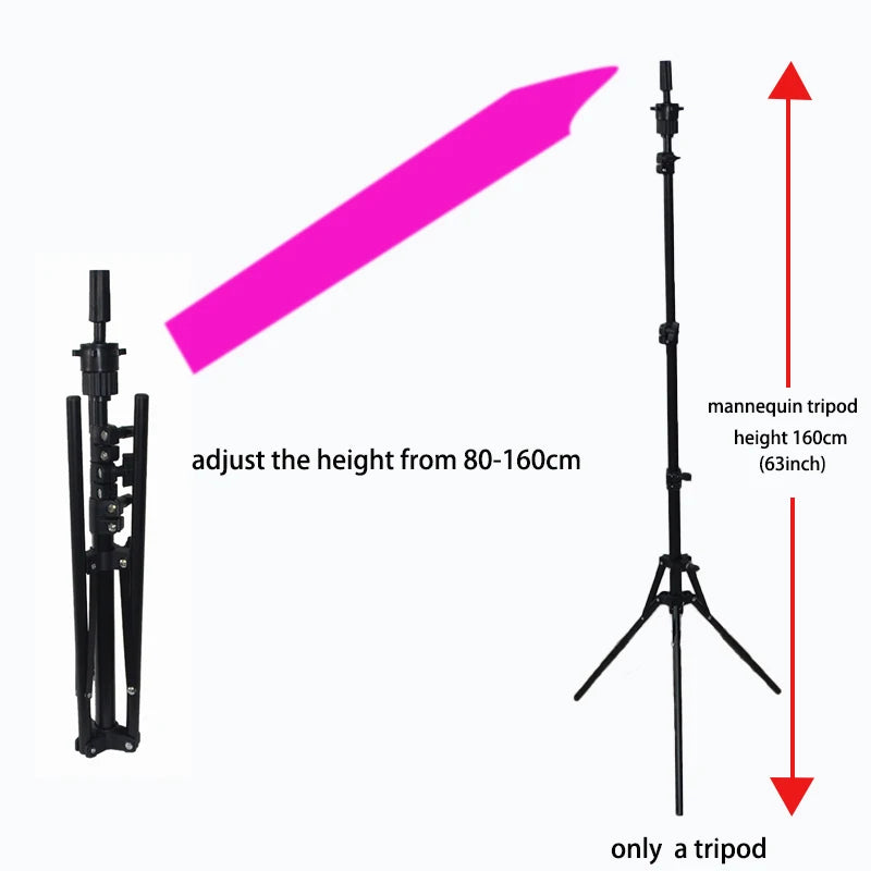 85%Real Hair Doll Head For Hairstyle Professional Training Head Kit Mannequin Head Styling To Practice Hot Curl Iron Straighten