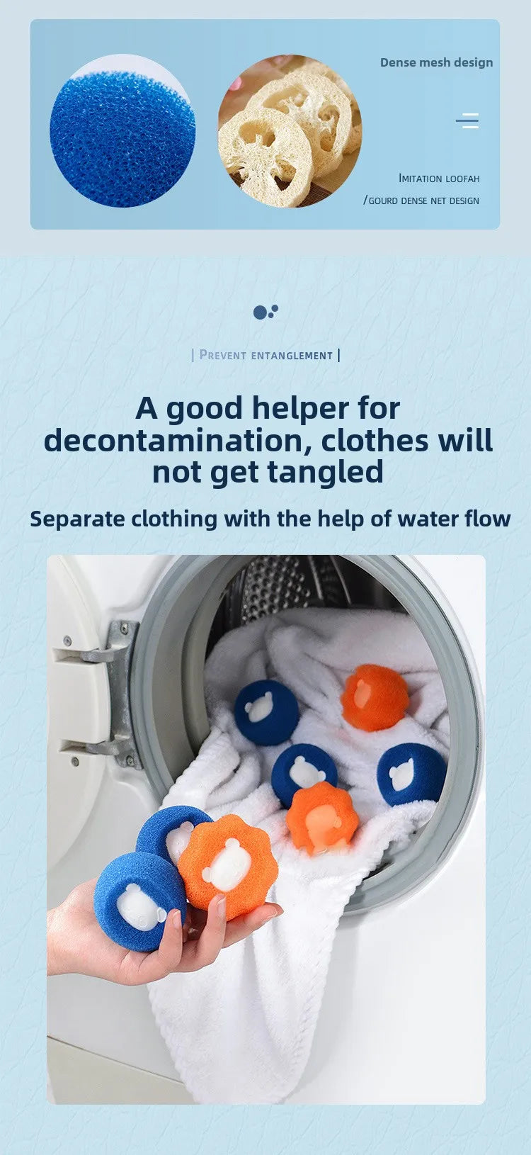 Washing Machine Lint Catcher Reusable Pet Hair Remover Ball Laundry Filter Wool Fur Collector Home Cleaning Essential