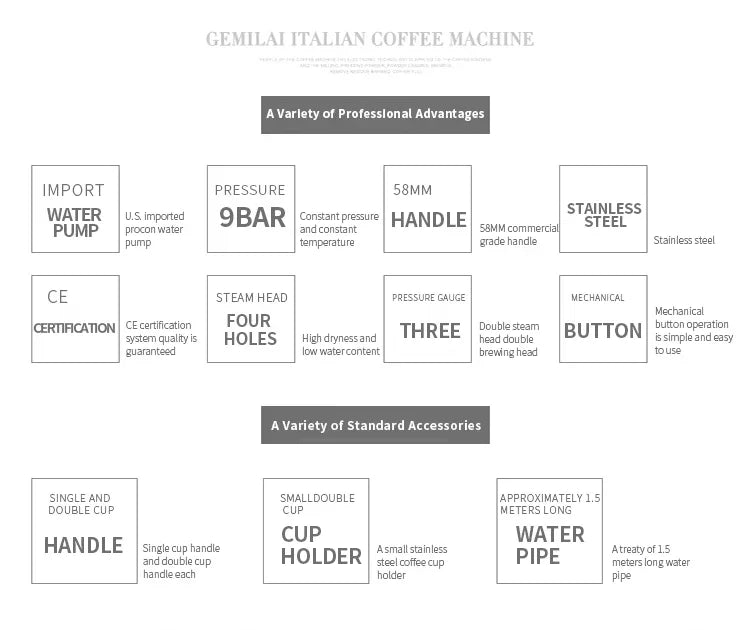 Germany Express Semi Auto Barista Commercial Espresso Expobar Maker Commercial Made in China Coffee Machine