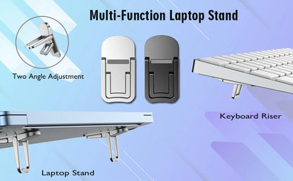 Laptop Heighten Stand for Keyboard Tablet Phone Holder Mini Portable Legs Laptop Stands for Macbook Huawei Notebook Support Feet