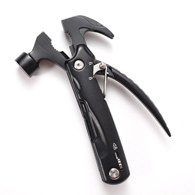 12 IN 1 Multitool Hammer Outdoor Survival Gear Tool for Camping Hunting Hiking Accessories Car Emergency Escape Tool