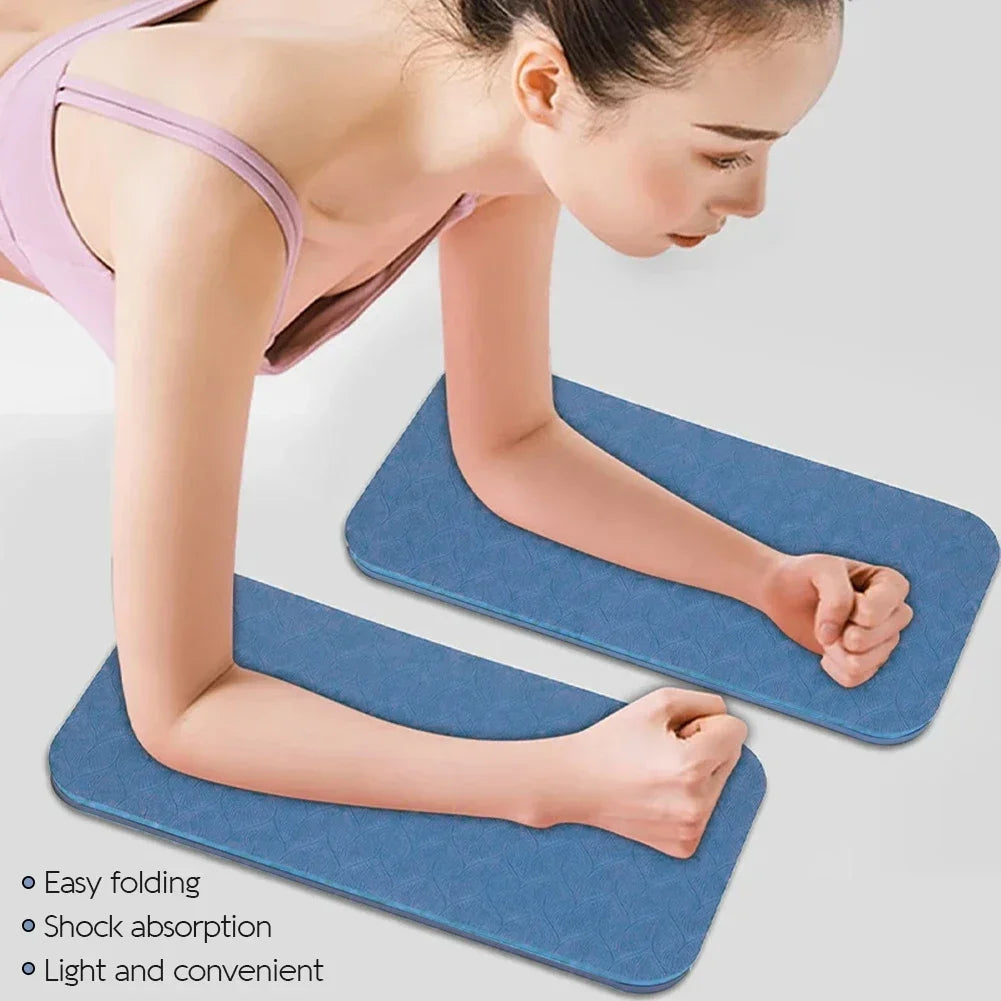 2Pcs Yoga Knee Pad Cushion Soft TPE Pad Support Protective Pad For Elbow Leg Arm Balance Exercise Fitness Workout Yoga Mat