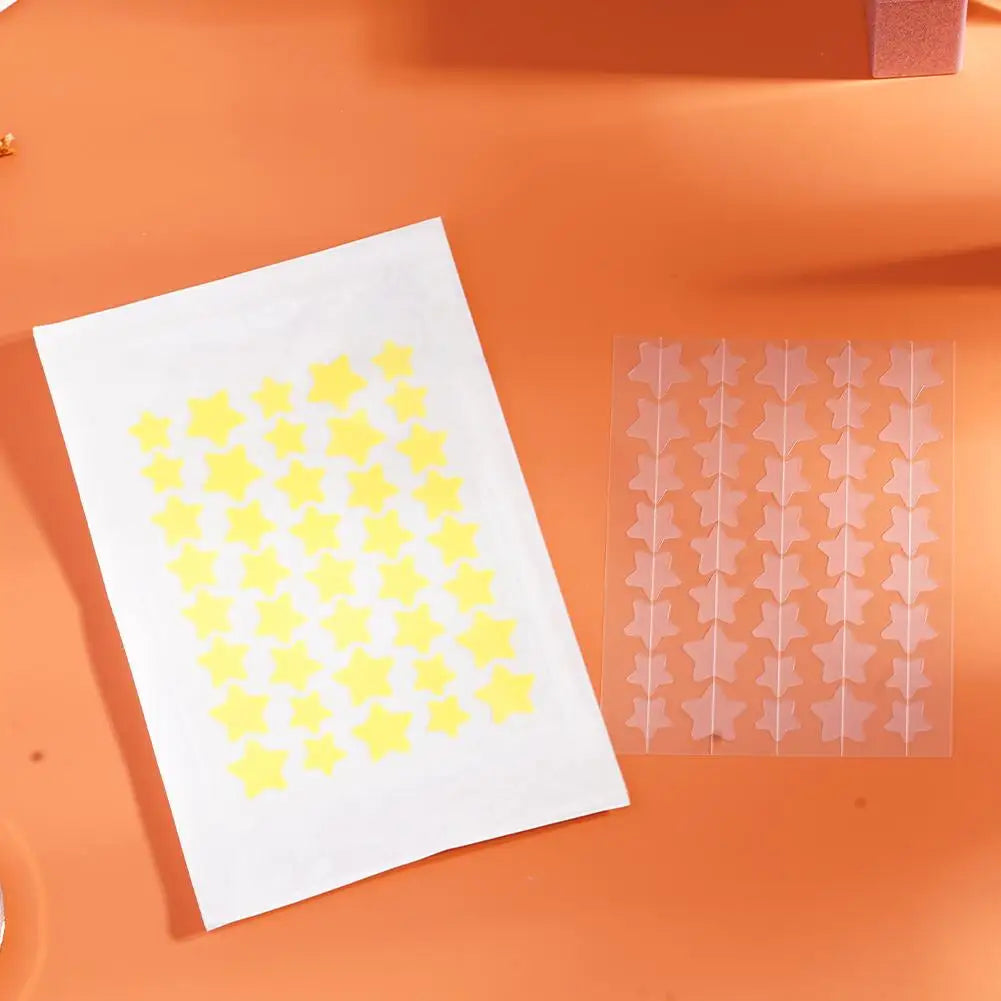 40pcs Pimple Patches Colorful Star-Shaped PE Pimple Patches For Ance Cute And Invisible Pimple Cover Stickers for Pimple Removal