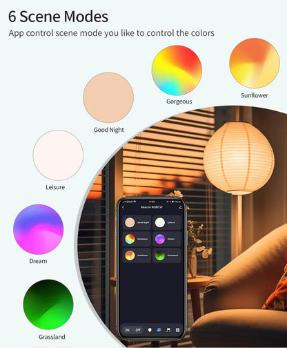 Smart Led Bulbs E27 Tuya Smart Life Bluetooth App Control 220V 110V RGB Lights Ampoules Home Decoration Spotlight Bombilla