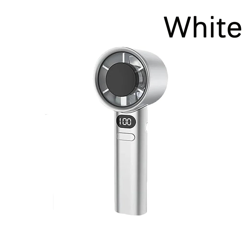 Xiaomi Portable Handheld Fan 120 Wind Speed Mini Leafless Handheld Fan USB Charging Fan Electric Charging