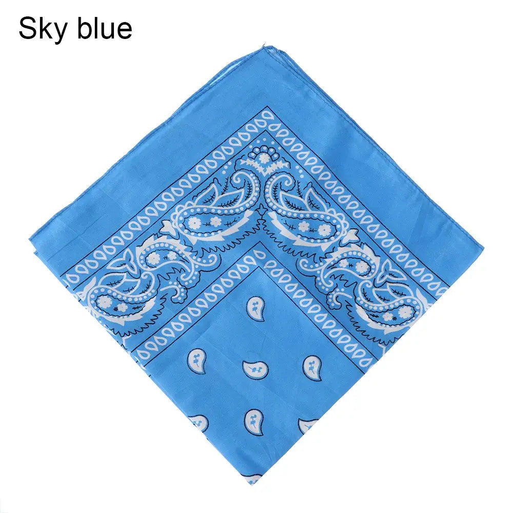Sports Supplies Handkerchief Neck Scarf Printed Square Scarves Paisley Bandana Hair Band Wristband