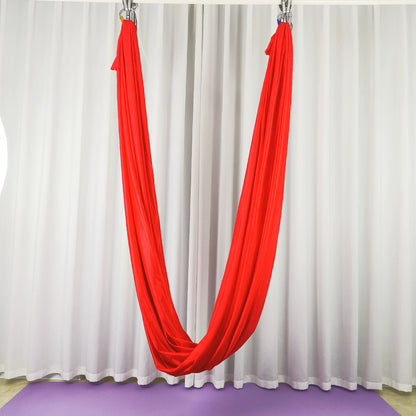 5*2.8M Elastic Aerial Yoga Hammock Flying Swing Latest Multifunction Anti-gravity Yoga Belts for yoga training Yoga belt
