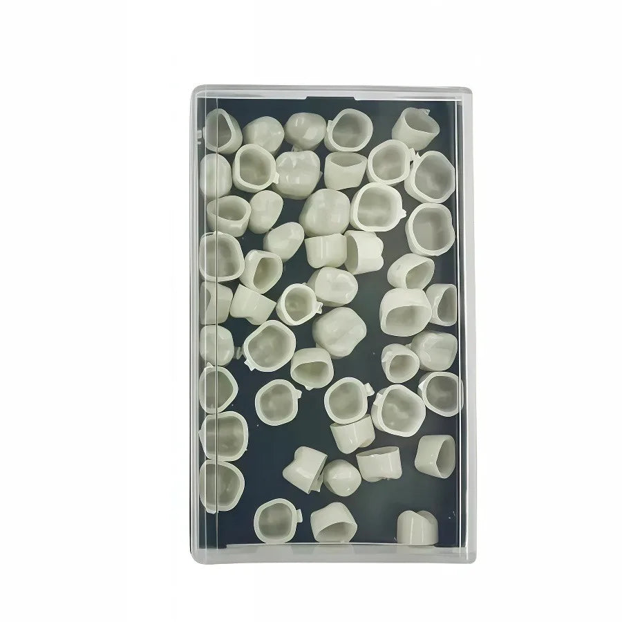 Teeth Veneers Dentistry Tooth Whitening Tools 50 Pcs/Box Dental Temporary Crown Kit Anterior Front Molar Posterior