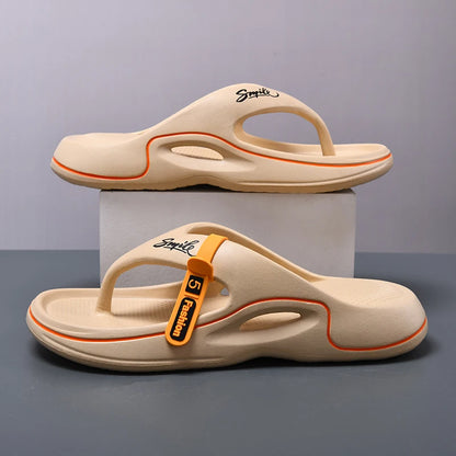 Flip Flops Mens Thong Sandals Summer 2025 New Men Shoes Thick Bottom EVA Non-slip Slide Slippers Outdoor Indoor Couples Shoes