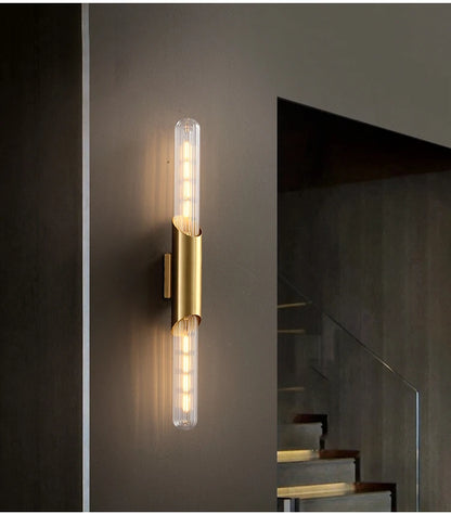 Nordic Luxury Wall Lamp E27 Bulb Is Used For Bedroom Mirror Stairs Bedside Wall Paintings Comfortable Lighting Decorative Lamps