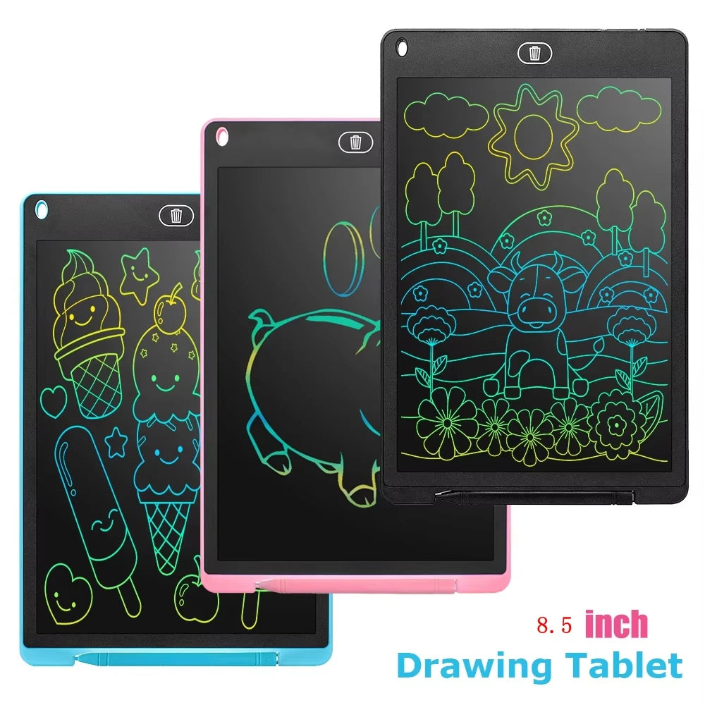 8.5 Inch LCD Colorful Writing Tablet,Reusable Teacher Educational Kids Digital Drawing Tablet Handwriting Pads
