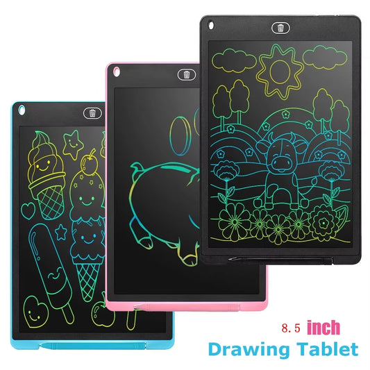 8.5 Inch LCD Colorful Writing Tablet,Reusable Teacher Educational Kids Digital Drawing Tablet Handwriting Pads