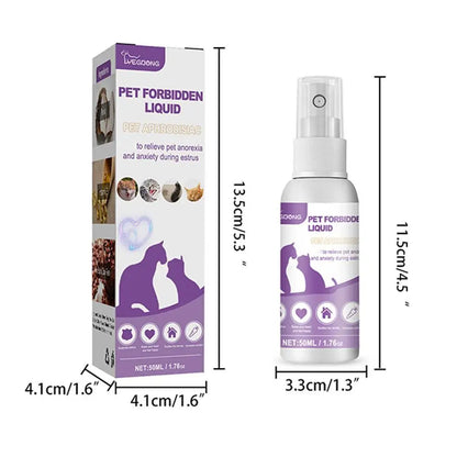 Pet Calming Spray Pet Supplies Pets Pheromone Calming Spray Improve Estrus Agitation Pet Anxiety Relief Spray Cat Dog Health