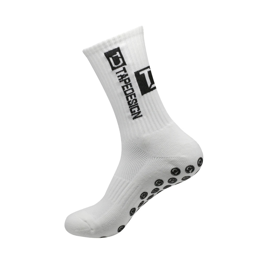 3 Sets Non-Slip Sports Dispensing Socks for Outdoor Training - Adult Leg Socks for Football Basketball Tennis Running