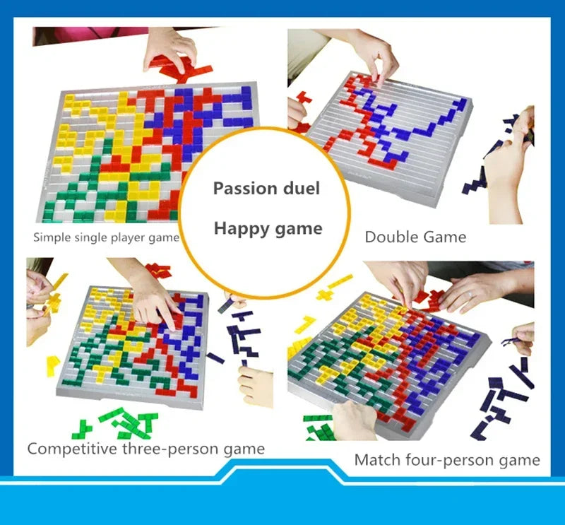Intellectual Puzzle Blokus Board Game English Version Party Games for Children Toy Kids Tos Family Game 2 Player/4 Player Set