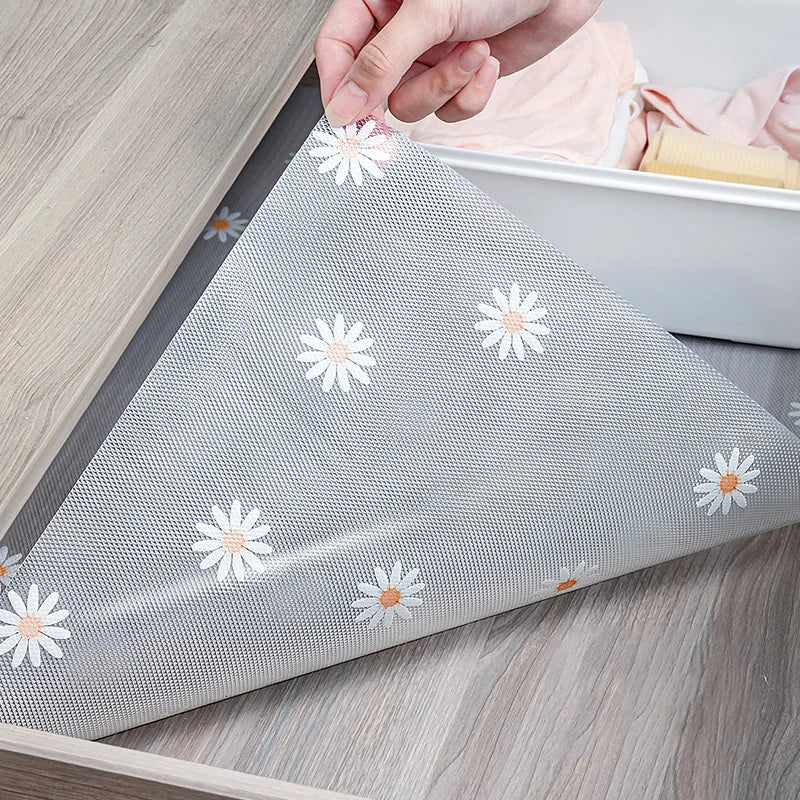 Reusable Shelf Liners Dustproof Pads EVA Cabinet Mat Dustproof and Non-slip Drawer Mat Waterproof Moisture-proof Drawer Mats
