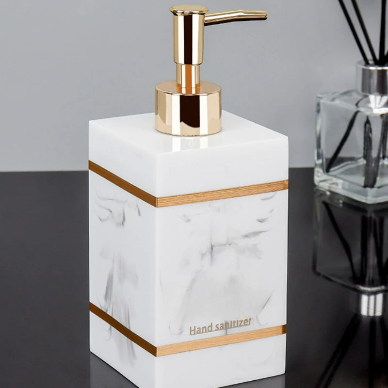 1pcs Resin Light Luxury Bathroom Wash Tray Hotel Bathroom Bathroom Wash Table Toothbrush Shelf Decoration  Toilet Accessories