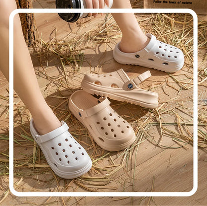 Women Clogs 2024 New Arrival Thick Platform Sandals Comfortable Fashion Slippers Summer Beach Slides