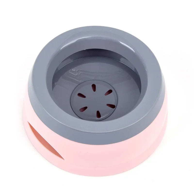 Pet Dog Bowls Floating Not Wetting Mouth Cat Bowl No Spill Drinking Water Feeder Plastic Portable Dog Bowl Outdoors Accessories