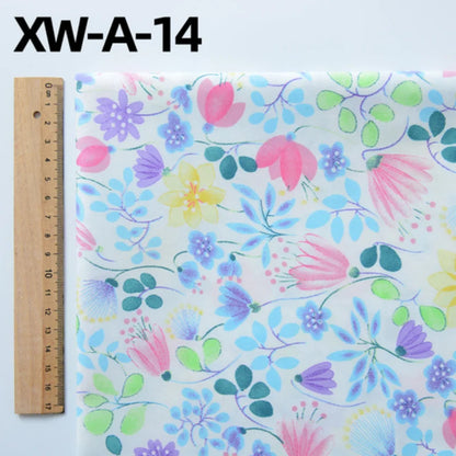 Fabric cotton handmade diy bedding flowers garden flowers pure cotton printing fabric twill cotton fabric sewing