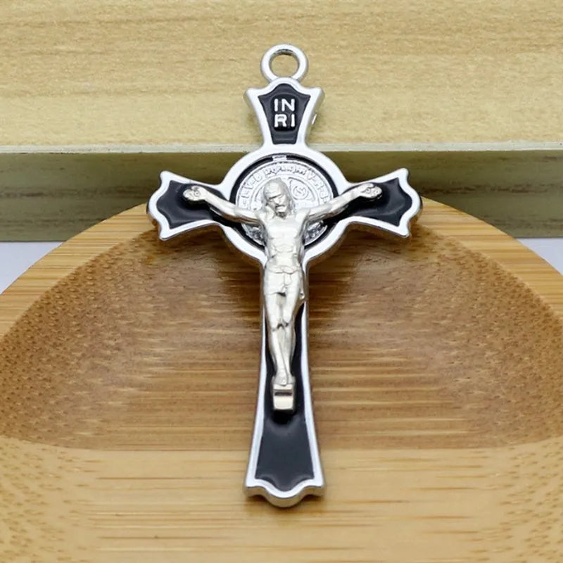 10pcs Holy Cross Jesus Crucifix Cross Church Decoration Christian Decor Church Supplies Hanging Crucifix for Home Decor