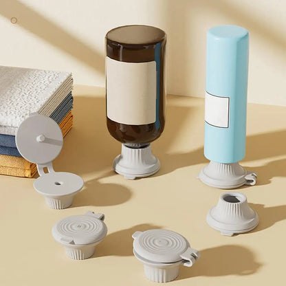 3pcs Inverted Bottle Cap Bottle Emptying Caps Kit Inverted Caps Flipping Bottle Caps Set For Bathroom Lotions and Shampoos