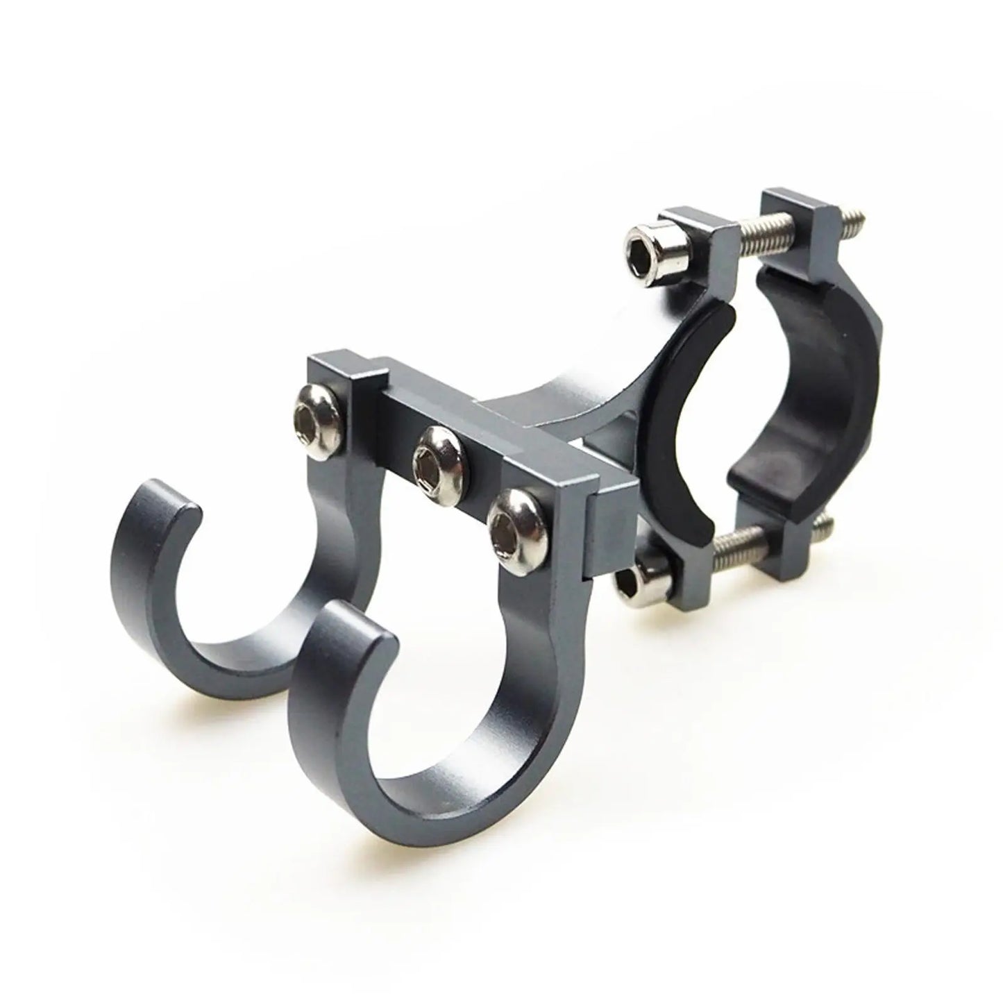 Electric Scooter Hooks Simple Bike Shelf Tube Storage Hanger Buckle Hooks Hooks Ebikes Portable Double Metal Helmet Rack