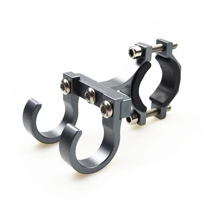 Electric Scooter Hooks Simple Bike Shelf Tube Storage Hanger Buckle Hooks Hooks Ebikes Portable Double Metal Helmet Rack