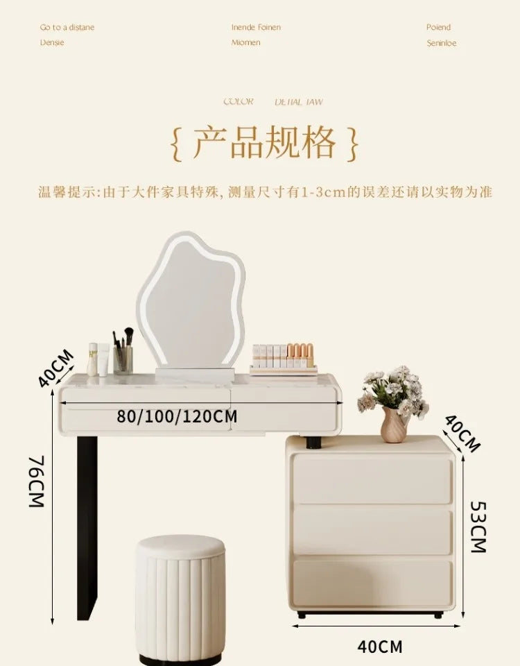 Makeup Vanity Table Decoration Livingroom Dressing Vanity Table Storage Drawer Table Coiffeuse Maquillage Bedroom Furniture