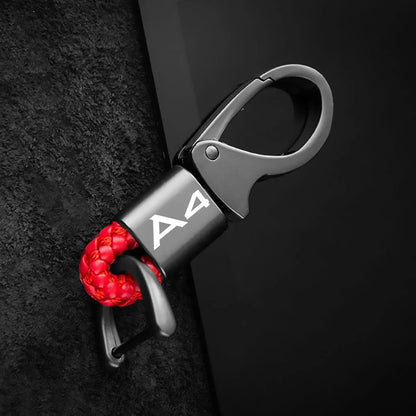 For AUDI A4 b8 b9 b6 b7 Auto accessories Multifunctional keychain leather keychain metal gift