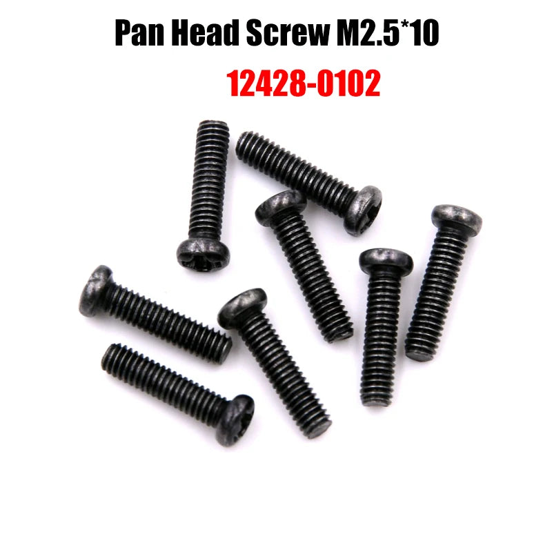 12428 Original Parts 0090-0129 Wltoys 12427 12423 RC Car Spare Part Bearing/Screw/Differential/Servo/Nut/Motor/USB Charger/Light