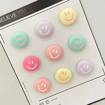 Cartoon Smile Face Fridge Magnets,Personalized Fridge Magnet for Kitchen Office  Locker Cabinet AndDishwasher,  Home Decoration