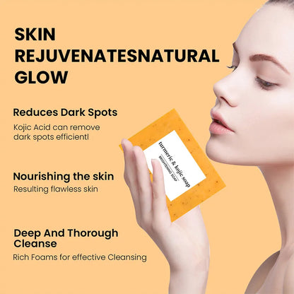 Turmeric Body Care Soap Soap Clean And Removing Skin Grease Control Oil Intake Prevent Dry Skin Toilet Soap Body Care Products