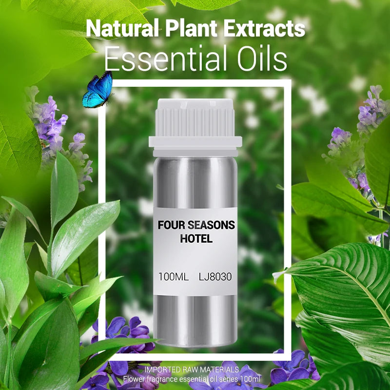 3 Pcs 100ml Essential Oils for Diffuser Humidifier Aroma Oil Pure Natural Humidifying Diffuser Essential Oils Home Hotel Bedroom