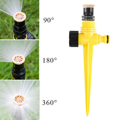 5Pcs 360° Rotation Garden Sprinkler Irrigation Watering System Agriculture Ground Automatic Tube Plug Buried Atomization
