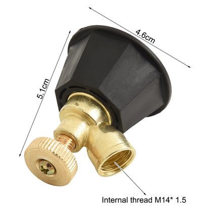 Agricultural Atomization Nozzle Alloy Adjustable Black Agricultural Sprinkler Head Garden Sprayers