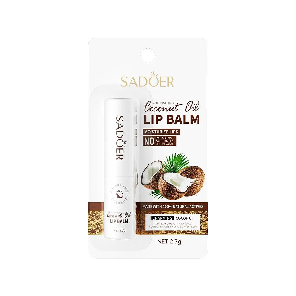 2.7g Coconut Lip Balm Lasting Nourishment And Moisture For Men And Women Daily Care Collagen Lip Balm Lip Care