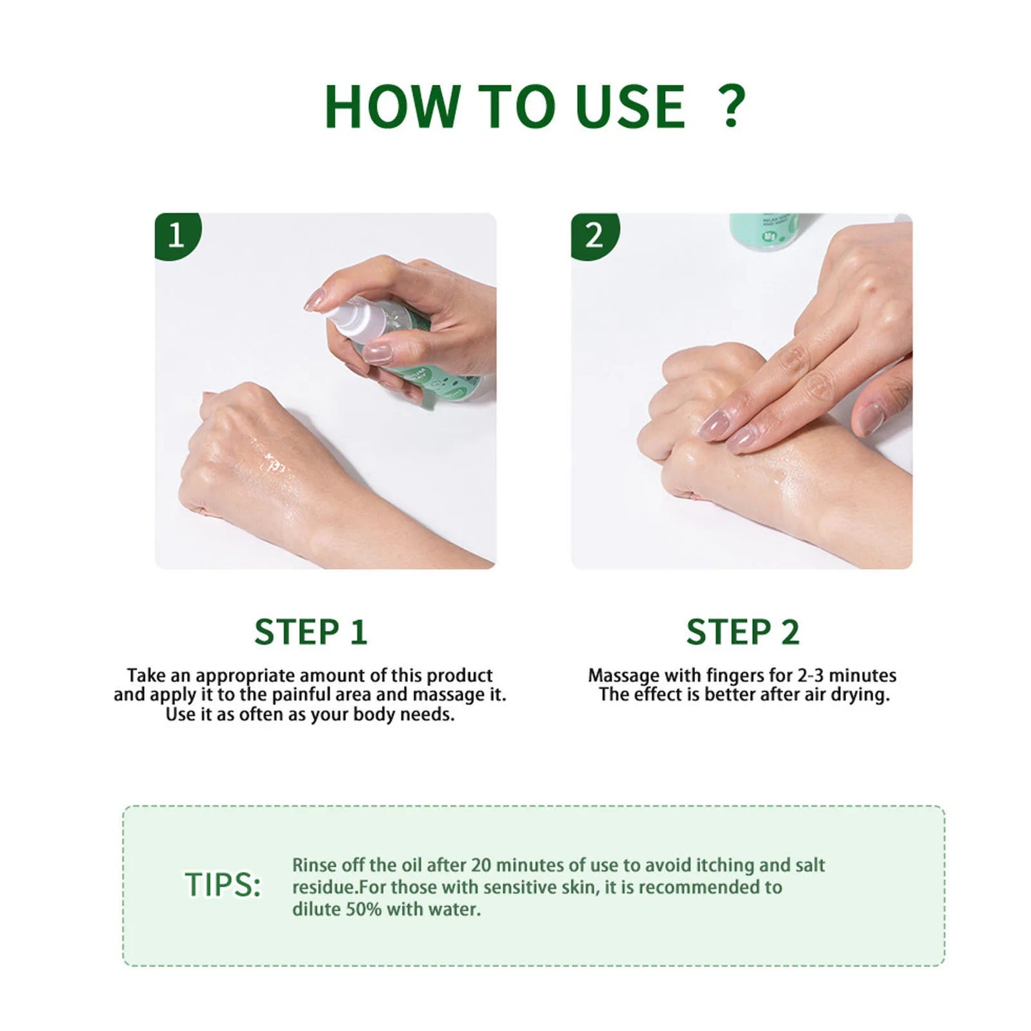 100ml Magnesium Oil Spray Pure Magnesium Oil Body Spray Magnesium Mist for Massage Relaxation