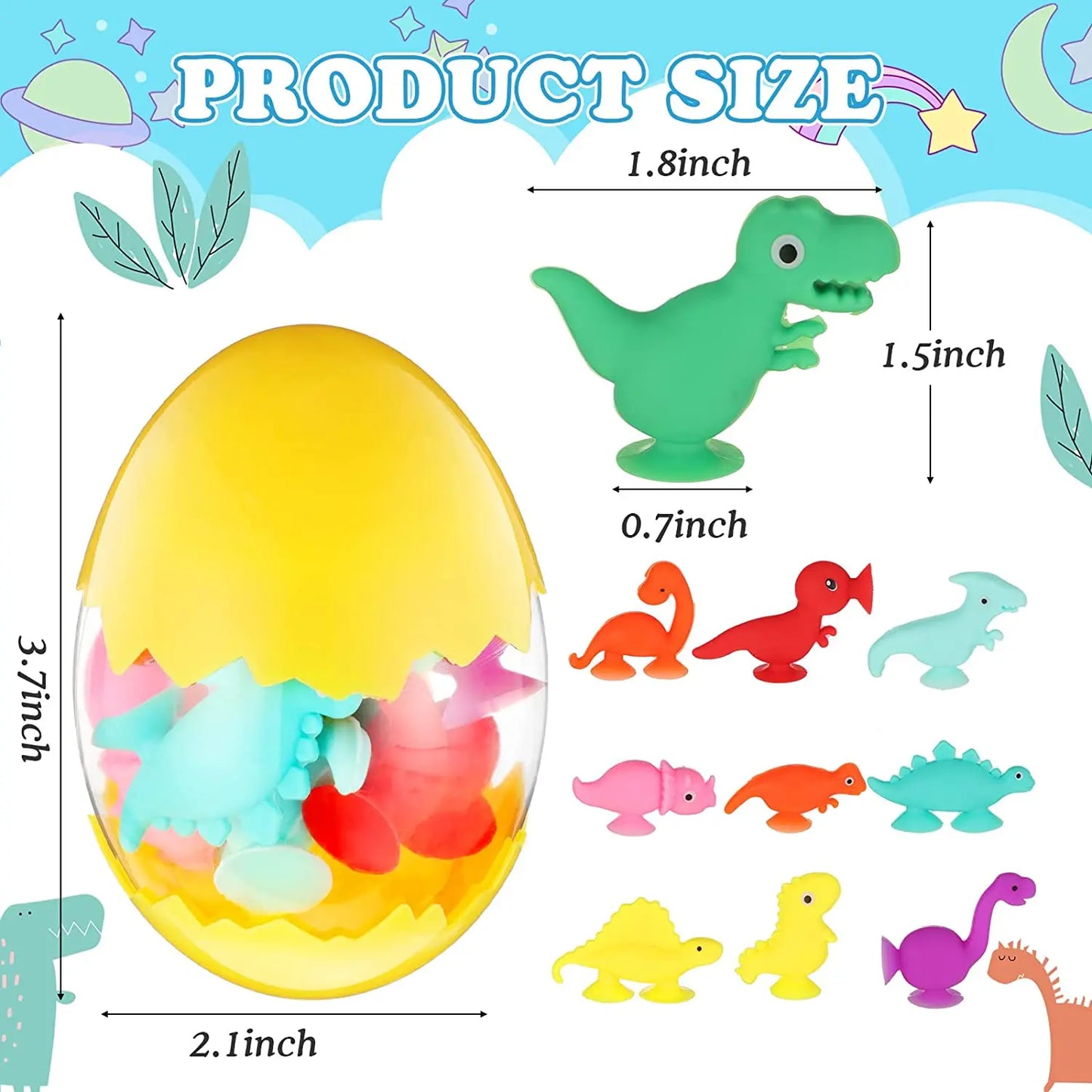 Baby Bath Toys Bathroom Suction Cup Set Soft Animal Dinosaur Building Blocks Children Funny Toy Parent-child Interactive Game