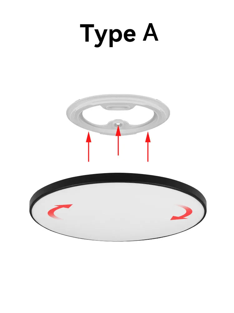 Led Ceiling Lights Ultra Thin LED Ceiling Lamps Modern Panel Light  30W 50W 72W Downlights for Living Room Bedroom Kitchen Home