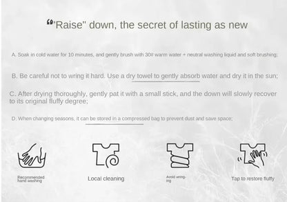 2025 New Women's Hooded Down Jacket 90% Duck Down Thickened Short Down Jacket Casual Versatile Fashion Cuffs Label Warm Coat