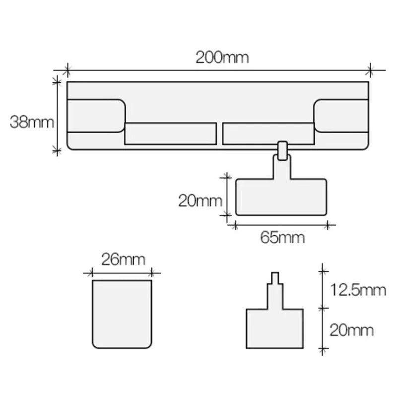 Door Buffer Damper Hydraulic Door Closer Wooden Door External Door Opening Household Silent Automatic Closing Anti-pinching