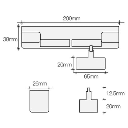 Door Buffer Damper Hydraulic Door Closer Wooden Door External Door Opening Household Silent Automatic Closing Anti-pinching